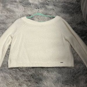 Hollister White Sweater XS